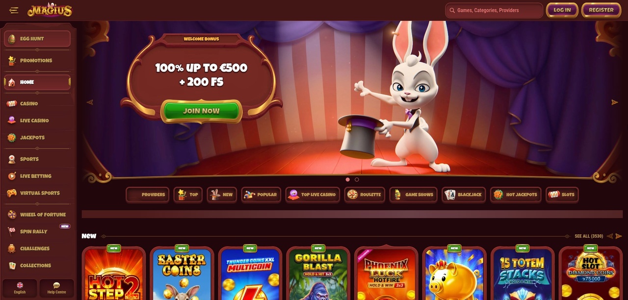 Magius Casino – Kryptovennlig Nettcasino 2026 Casino